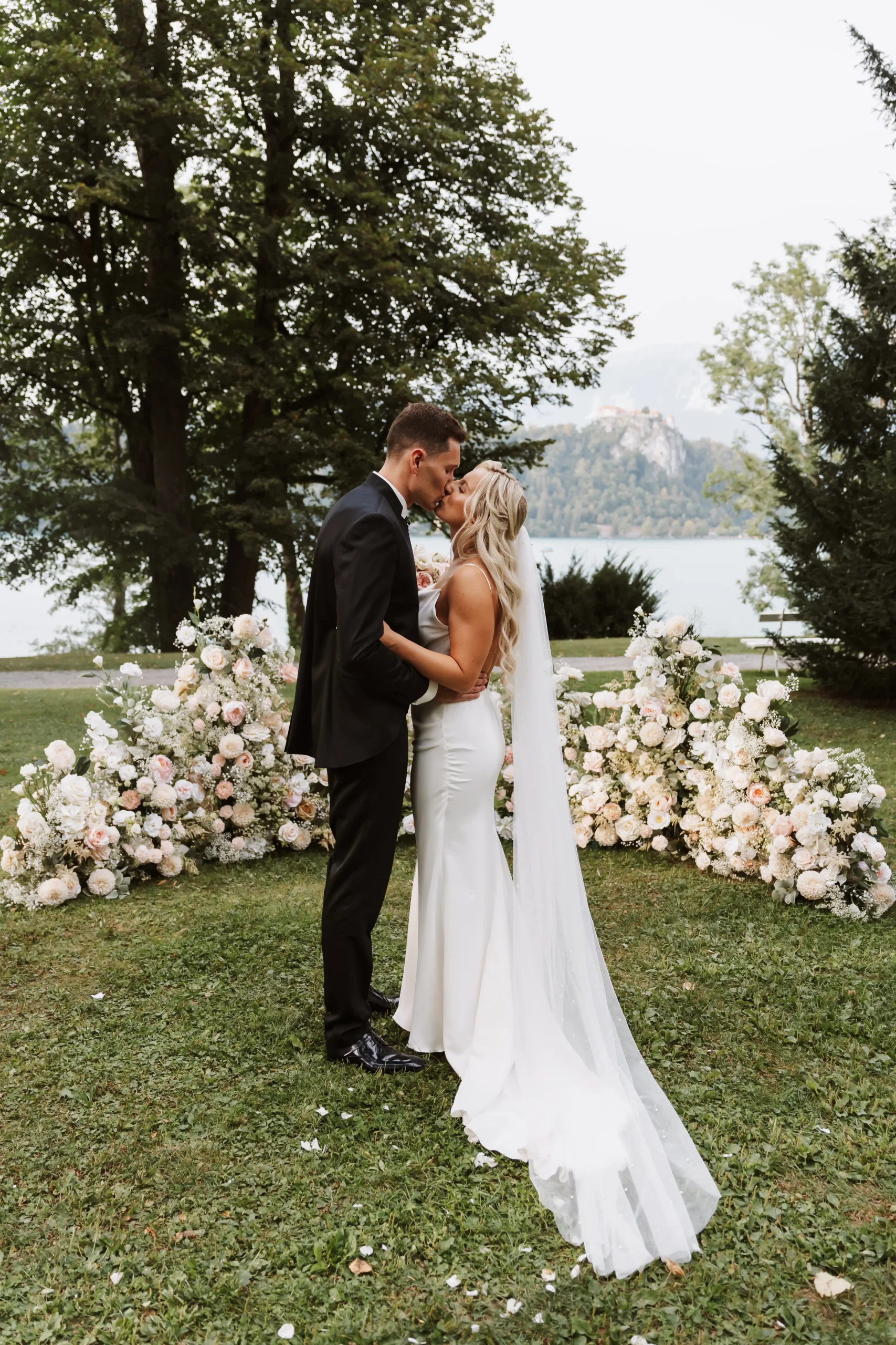 "Slovenia Wedding Photographer. Gorgeous Slovenian bride on her wedding day, captured by a professional photographer"