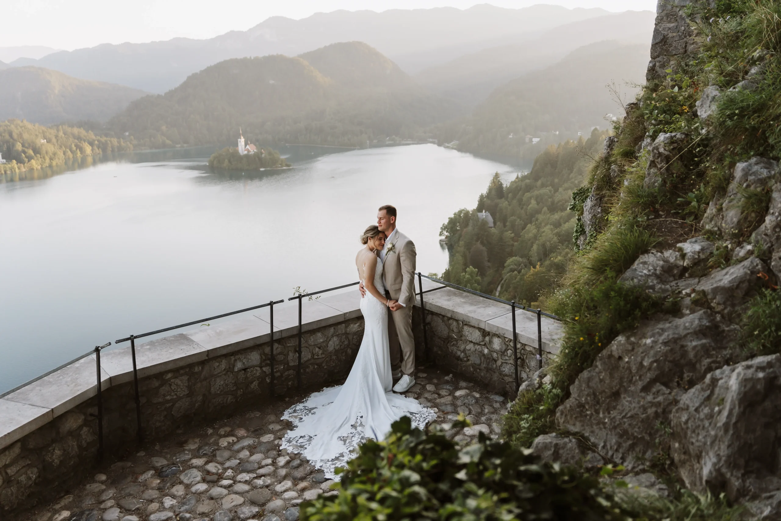 “Bled Castle wedding” in “romantic European wedding