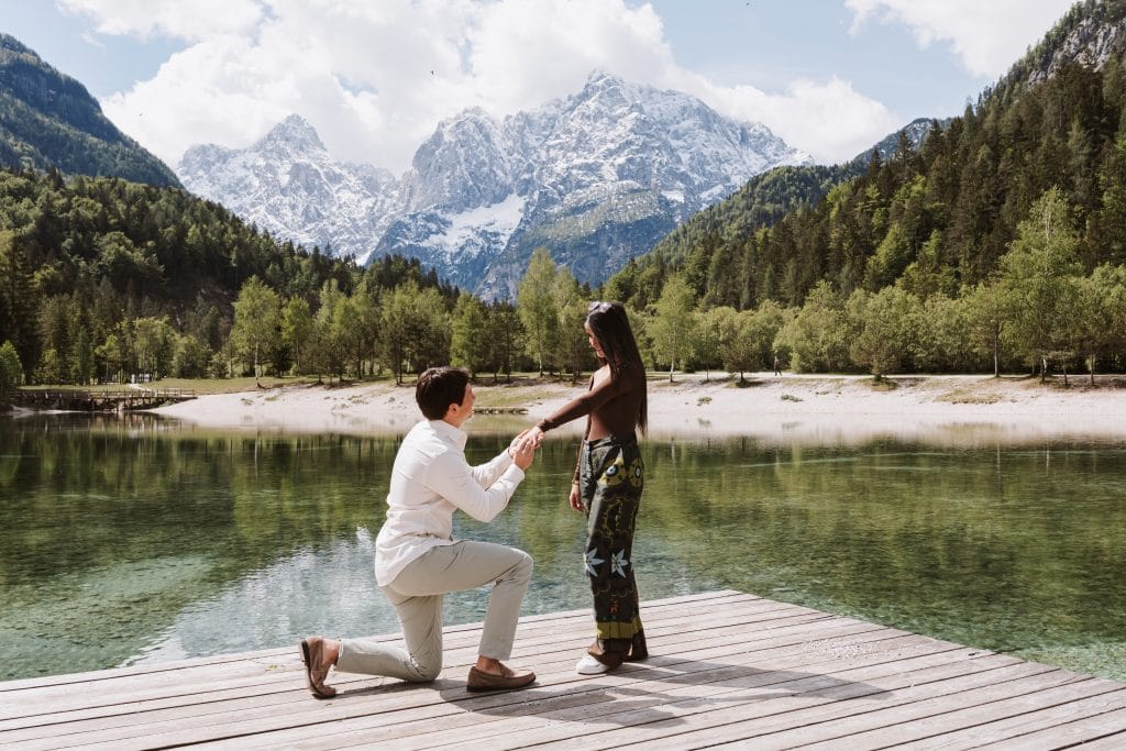 ˝romantic proposal locations Slovenia˝