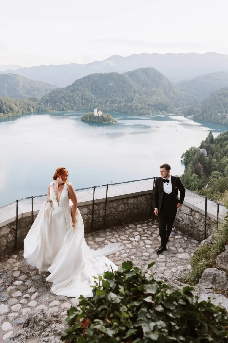 Luxury Lake Bled Wedding at Vila Bled, Bled Island & Bled Castle